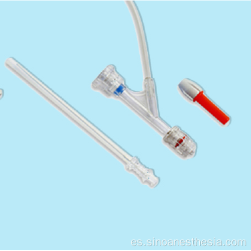 Conjunto de válvula de hemostasia con conector en Y